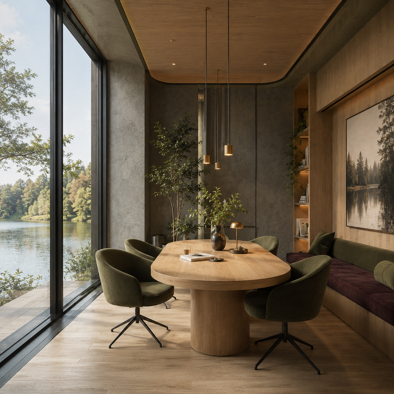 Nudahlia – helles Café-Interieur